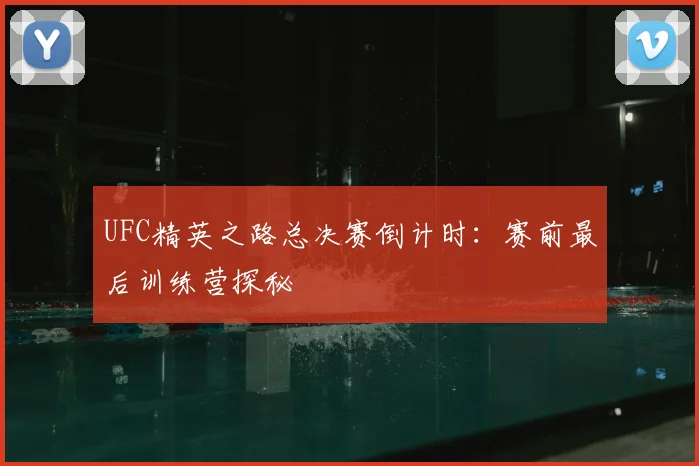 UFC精英之路总决赛倒计时：赛前最后训练营探秘