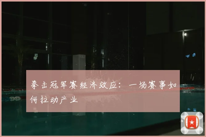 拳击冠军赛经济效应：一场赛事如何拉动产业