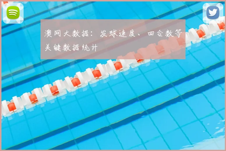 澳网大数据:发球速度、回合数等关键数据统计